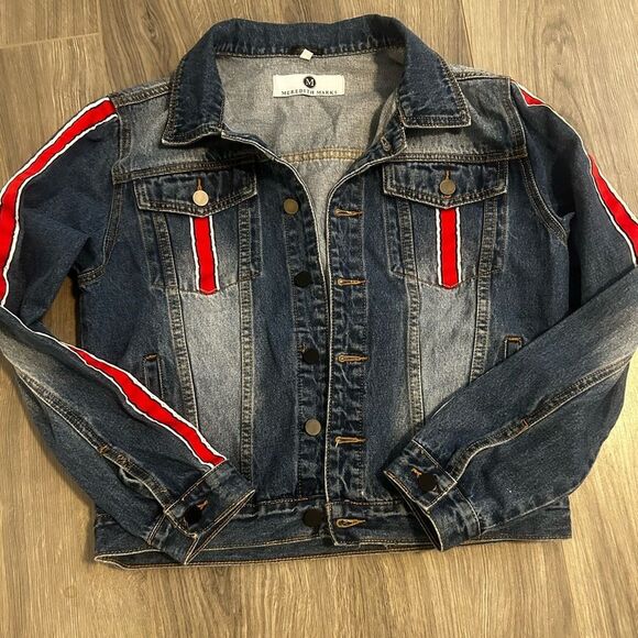 Meredith Marks Delilah Denim Jacket Small - Picture 2 of 5